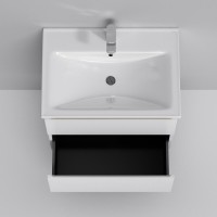 Тумба с раковиной Am.Pm X-Joy M85A-FHX0652-WC0652WG, 65 см, подвесная, белая