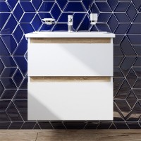 Тумба с раковиной Am.Pm X-Joy M85A-FHX0652-WC0652WG, 65 см, подвесная, белая