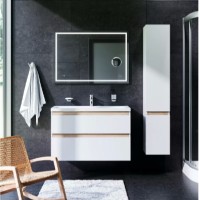 Тумба с раковиной Am.Pm X-Joy M85A-FHX1002-WC1002WG, 100 см, подвесная, белая
