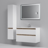 Тумба с раковиной Am.Pm X-Joy M85A-FHX1002-WC1002WG, 100 см, подвесная, белая