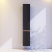 Шкаф-пенал Am.Pm X-Joy подвесной, правый, 30 см, черный матовый, M85ACHR0306BM
