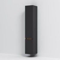 Шкаф-пенал Am.Pm X-Joy подвесной, правый, 30 см, черный матовый, M85ACHR0306BM