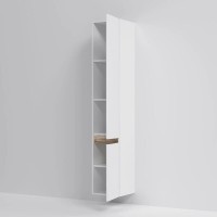 Шкаф-пенал Am.Pm X-Joy M85ACHR0306WG, подвесной, правый, 30 см, белый глянец