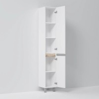 Шкаф-пенал Am.Pm X-Joy M85ACSR0306WG, напольный, правый, 30 см, белый глянец