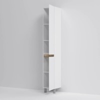 Шкаф-пенал Am.Pm X-Joy M85ACSR0306WG, напольный, правый, 30 см, белый глянец