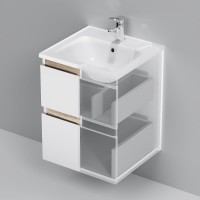 Тумба под раковину Am.Pm X-Joy M85AFHX0602WG, 60 см, подвесная, белый глянец
