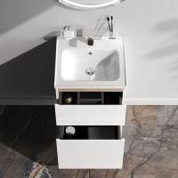 Тумба под раковину Am.Pm X-Joy M85AFSX06021WG, 60 см, напольная, белый глянец