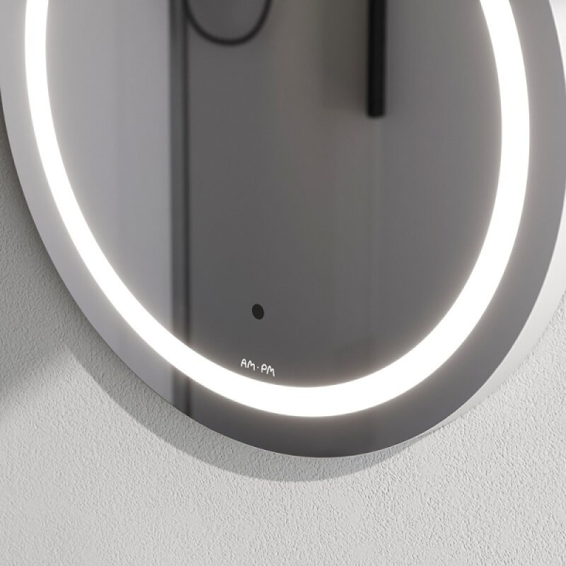 Зеркало Am.Pm X-Joy M85AMOX0501WG, 50 см, с LED-подсветкой, сенсорный выключатель