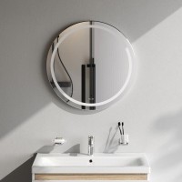 Зеркало Am.Pm X-Joy, 65 см, LED-подсветка, с диммером, цвет серебристый, M85AMOX0651WG