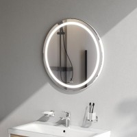 Зеркало Am.Pm X-Joy, 65 см, LED-подсветка, с диммером, цвет серебристый, M85AMOX0651WG