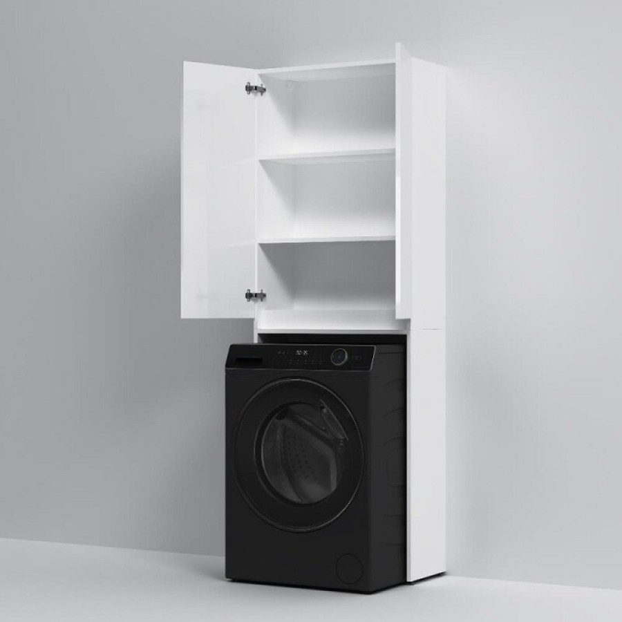 Шкаф напольный Am.Pm X-Joy M85CSX0652WG1, 65 см, под стиральную машину, Flat Pack, цвет белый глянец