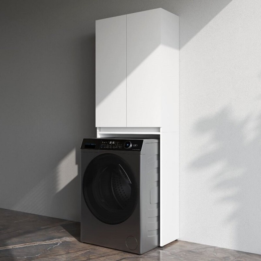 Шкаф напольный Am.Pm X-Joy M85CSX0652WG1, 65 см, под стиральную машину, Flat Pack, цвет белый глянец