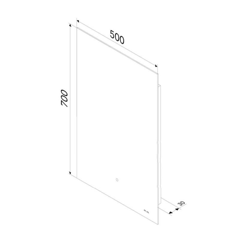 Зеркало сенсорное Am.Pm X-Joy M85MOX10501S с LED-подсветкой