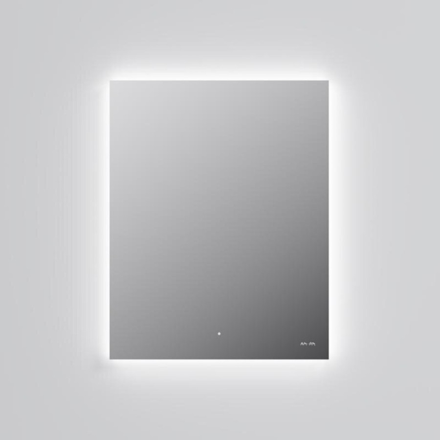 Зеркало Am.Pm X-Joy, 55 см, LED-подсветка, с диммером, цвет серебристый, M85MOX10551S