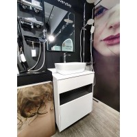 Зеркало Am.Pm X-Joy, 55 см, LED-подсветка, с диммером, цвет серебристый, M85MOX10551S