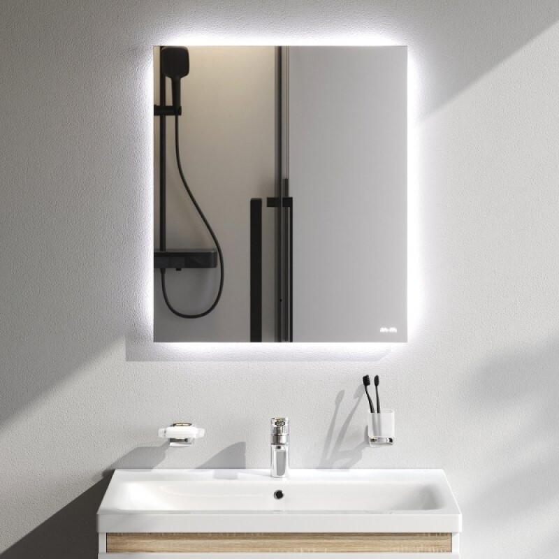 Зеркало интерьерное Am.Pm X-Joy M85MOX10601S, 60 см, с LED-подсветкой, сенсорный выключатель