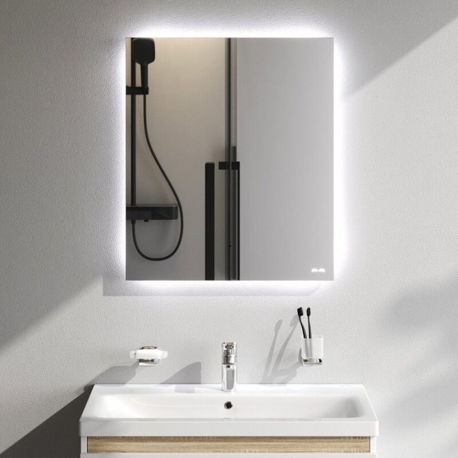 Зеркало интерьерное Am.Pm X-Joy M85MOX10601S, 60 см, с LED-подсветкой, сенсорный выключатель