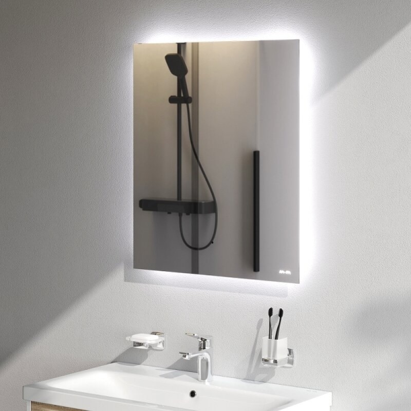 Зеркало интерьерное Am.Pm X-Joy M85MOX10601S, 60 см, с LED-подсветкой, сенсорный выключатель