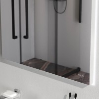 Зеркало Am.Pm X-Joy, 65 см, LED-подсветка, с диммером, цвет серебристый, M85MOX10651S