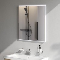 Зеркало Am.Pm X-Joy, 65 см, LED-подсветка, с диммером, цвет серебристый, M85MOX10651S