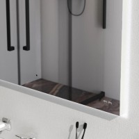 Зеркало Am.Pm X-Joy, 80 см, LED-подсветка, с диммером, цвет серебристый, M85MOX10801S