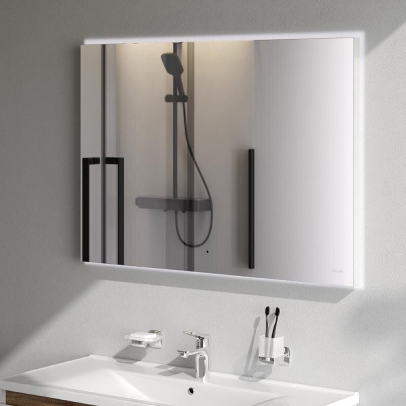 Зеркало Am.Pm X-Joy, 100 см, LED-подсветка, с диммером, цвет серебристый, M85MOX11001S