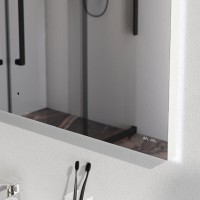 Зеркало Am.Pm X-Joy, 100 см, LED-подсветка, с диммером, цвет серебристый, M85MOX11001S