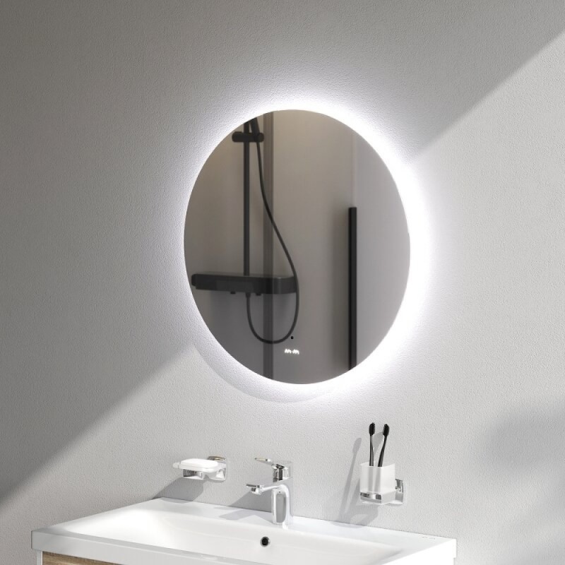 Зеркало интерьерное Am.Pm X-Joy M85MOX40601S, 60 см, с LED-подсветкой, сенсорный выключатель