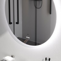 Зеркало интерьерное Am.Pm X-Joy M85MOX40601S, 60 см, с LED-подсветкой, сенсорный выключатель