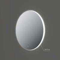 Зеркало Am.Pm X-Joy, 65 см, LED-подсветка, с диммером, цвет серебристый, M85MOX40651S