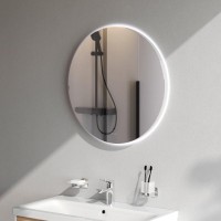 Зеркало Am.Pm X-Joy, 65 см, LED-подсветка, с диммером, цвет серебристый, M85MOX40651S