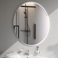 Зеркало Am.Pm X-Joy, 110 см, LED-подсветка, с диммером, цвет серебристый, M85MOX41101S