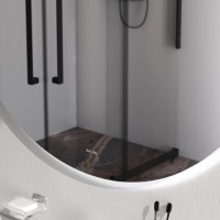 Зеркало Am.Pm X-Joy, 110 см, LED-подсветка, с диммером, цвет серебристый, M85MOX41101S