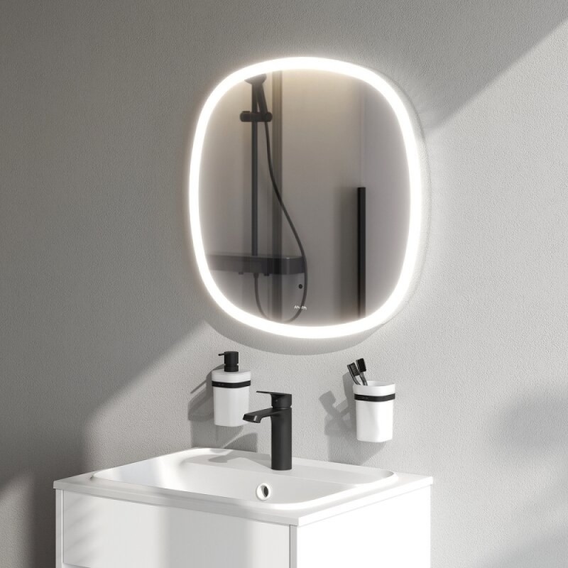 Зеркало Am.Pm X-Joy M8FMOX0601WGS, 60 см, с LED-подсветкой, сенсорный выключатель