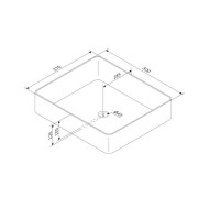 Раковина Am.Pm Func M8FWCC10500WG, 50 см, фарфор, белая