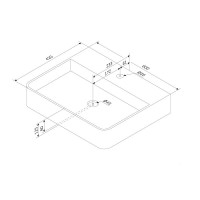 Раковина Am.Pm Func M8FWCC10601WG, 60 см, фарфор, белая