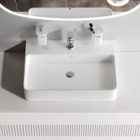 Раковина Am.Pm Func M8FWCC10601WG, 60 см, фарфор, белая
