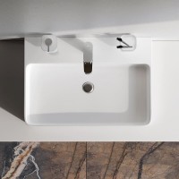 Раковина Am.Pm Func M8FWCC10601WG, 60 см, фарфор, белая