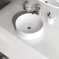 Раковина Am.Pm Func M8FWCC40400WG, 40 см, фарфор, белая