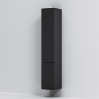 Шкаф-пенал Am.Pm Gem подвесной, правый, 30 см, черный матовый, M90CHR0306BM