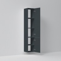 Шкаф Am.Pm Gem M90CHR0306GM, 30 см, подвесной, правый, цвет графит матовый