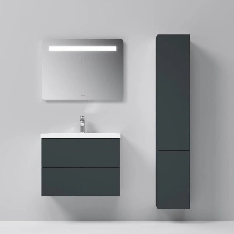 Шкаф Am.Pm Gem M90CHR0306GM, 30 см, подвесной, правый, цвет графит матовый