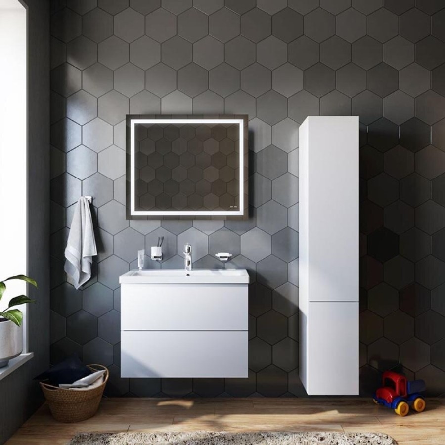 Пенал Am.Pm Gem 30 M90CHR0306WG подвесной, цвет белый, петли справа