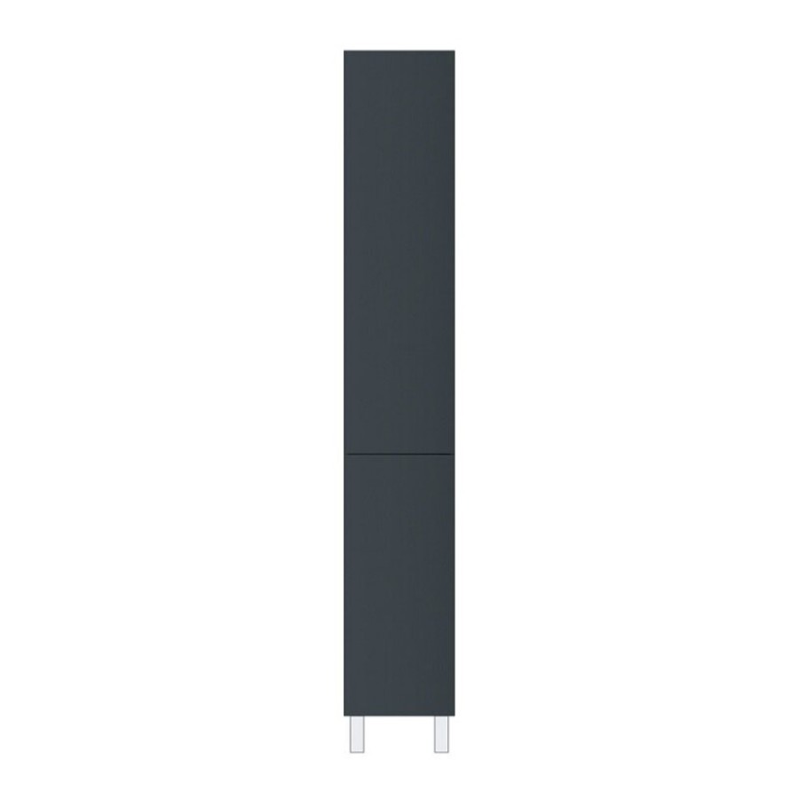 Шкаф Am.Pm Gem M90CSR0306GM, 30 см, напольный, правый, цвет графит матовый