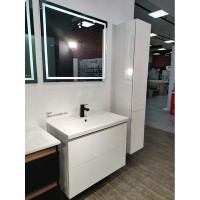 Тумба под раковину Am.Pm Gem M90FHX07522WG, 75 см, подвесная, 2 ящика push-to-open, цвет белый