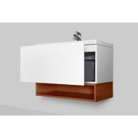 Полка под тумбу Am.Pm Gem 60 см M90OHX0600NF подвесная, цвет орех