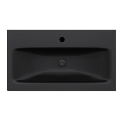 Раковина Am.Pm Gem 75, черная матовая, M90WCC0752BM