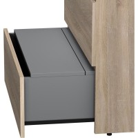 Тумба с раковиной Am.Pm Gem S M91-FSX0752-WC0752OF, 75 см, напольная, светлый дуб
