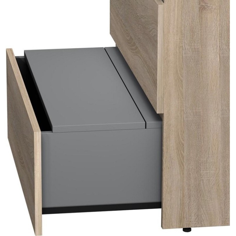 Тумба с раковиной Am.Pm Gem S M91-FSX0752-WC0752OF, 75 см, напольная, светлый дуб