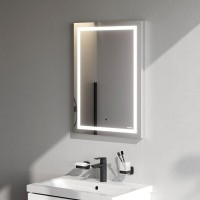 Зеркало Am.Pm Gem M91AMOX0501WG, 50 см, с LED-подсветкой, сенсорный выключатель